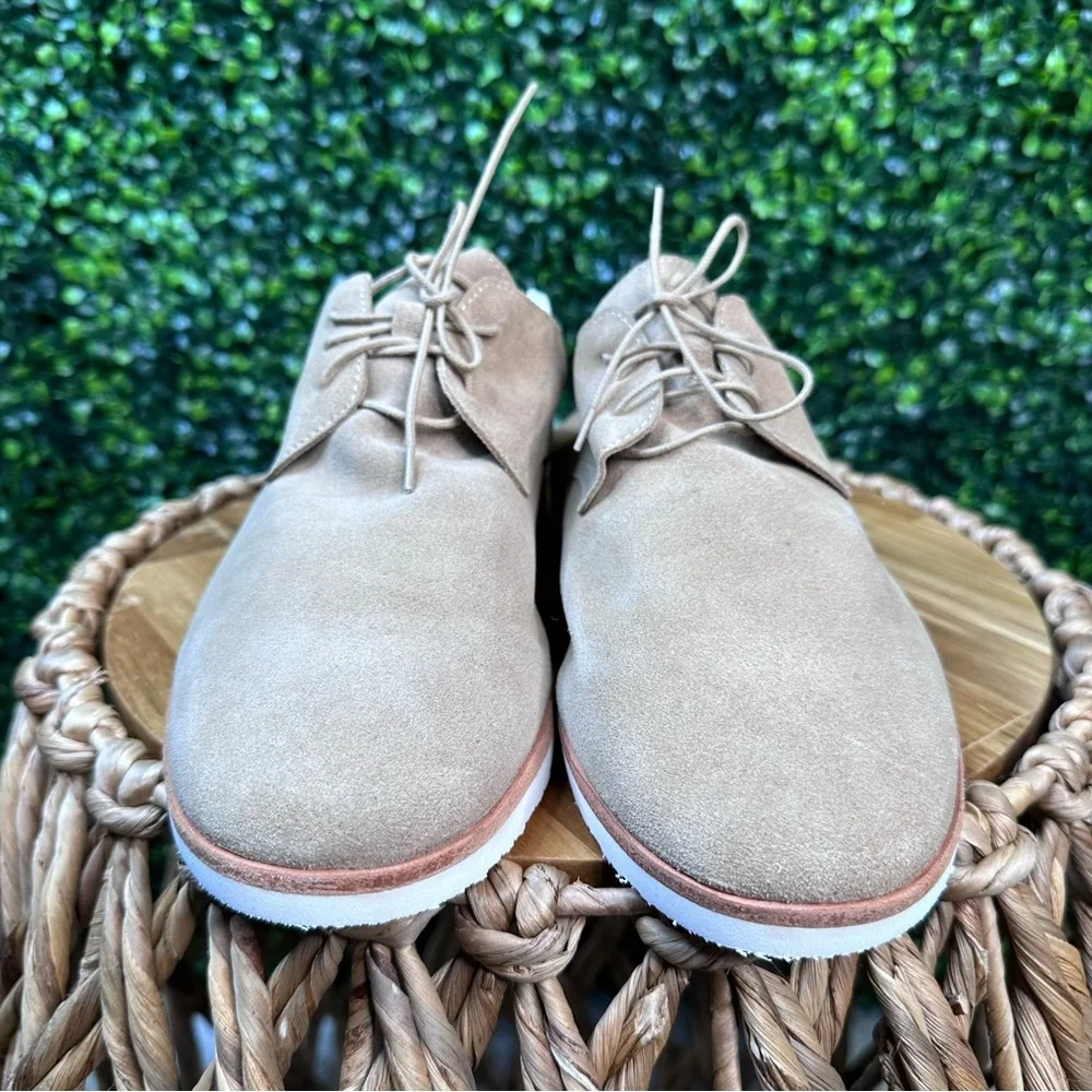 Nisolo x Anthropologie travel derby in stone new‎ in box